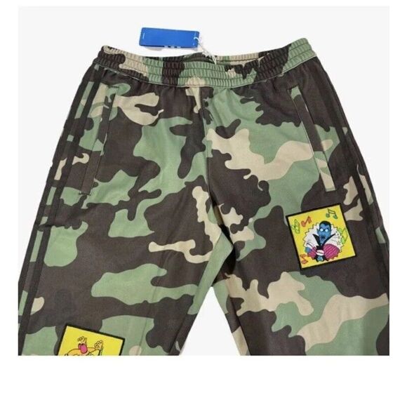 adidas X Jeremy Scott H53372 Men Sz Large Camouflage Track Pants $170 - Picture 1 of 10